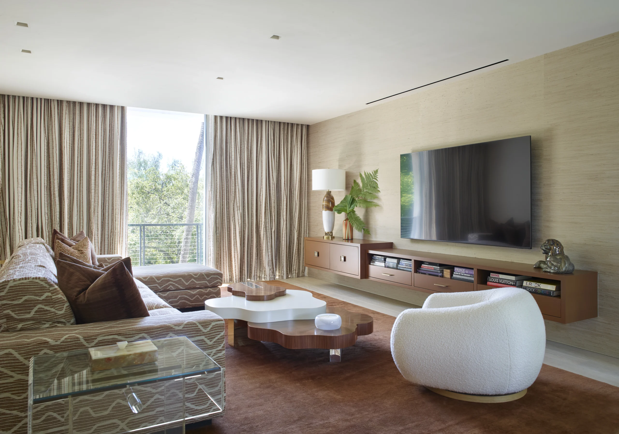 Coconut Grove Fl upstairs tv room