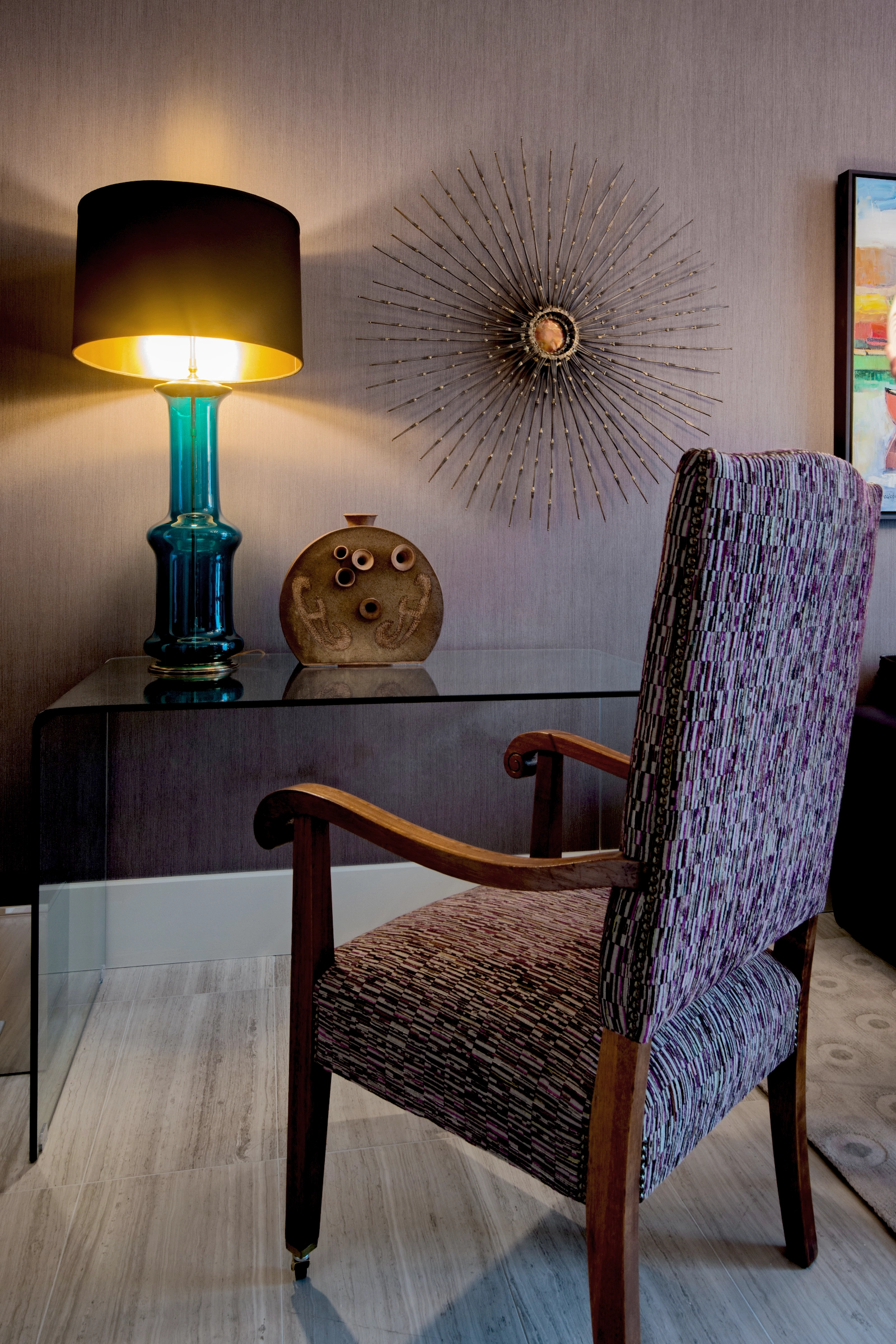 City Pied-á-Terre MEDIA ROOM DETAIL